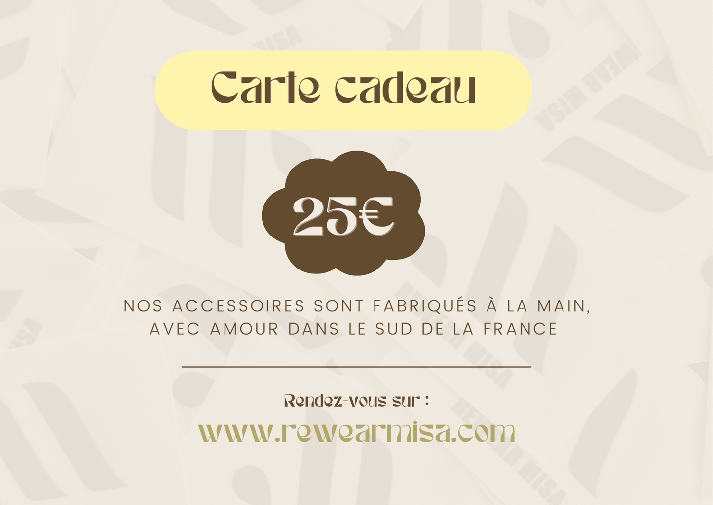 Carte Cadeau