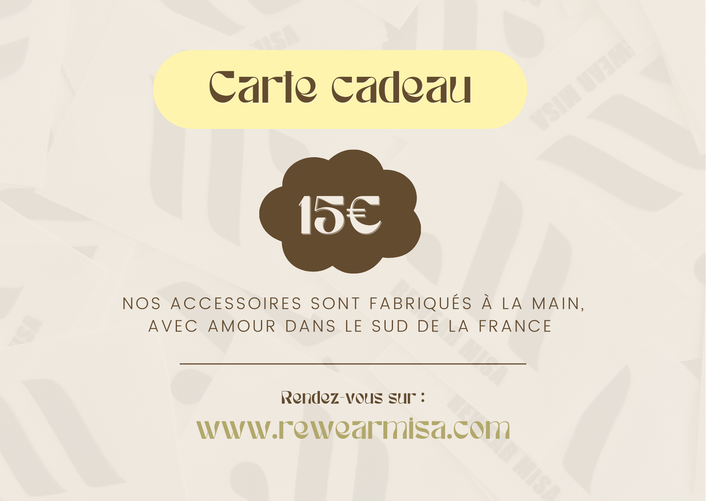 Carte Cadeau