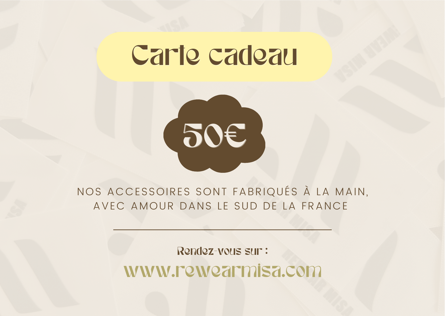 Carte Cadeau